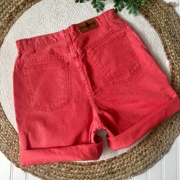 American Vintage Pants - Vintage Coral Denim Shorts